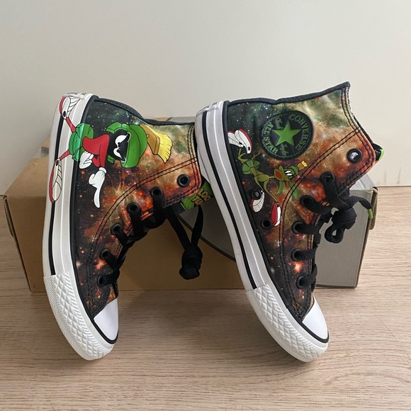 Limited Edition Converse Chuck Taylor x Looney Tunes Marvin the Martian- SZ 13 C - Picture 12 of 14